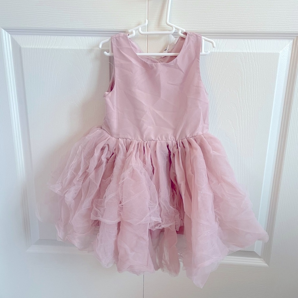 👗EEUC KIDS TODDLER GIRL 2-4T TULLE DRESS PINK